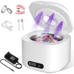 Nettoyeur ultrasons 49000hz dental pod, avec lampe uv automatique 340ml nettoyeur ultrason appareil gouttiere ...