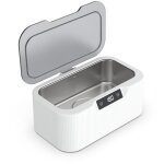 Nettoyeur � ultrasons 500 ml, 42 khz, �cran tactile, 3 modes de nettoyage, pour lunettes, bijoux, montres ...