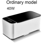 Nettoyeur � ultrasons argent 40w r�servoir de nettoyage � ondes ultrasoniques machine � laver pour lunettes ...