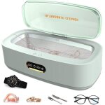 Nettoyeur  ultrasons ulisem [300 ml], appareil de nettoyage  ultrasons 45 000 hz, avec 4 rglages de ...
