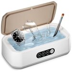 Nettoyeur � ultrasons ultra portable : nettoyage en profondeur de 50 khz, 3 minuteries et r�servoir en ...