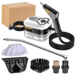 Nettoyeur vapeur 2500w ? pression 4. 5 bars ? r�servoir 1200ml ? 6 niveaux de vapeur ? pr�chauffage 15s ...