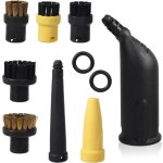 Convient aux nettoyeurs vapeur karcher cach sc1, sc2, sc4 et sc5 - kit de 10 accessoires comprenant une ...