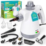 Nettoyeur vapeur portable � pression 12 accessoires, verrouillage de s�curit�, pistolet vapeur multifonction ...