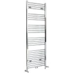 Hudson reed - neva - sche - serviettes design mixte moderne - raccordement central - chrom - 160 cm ...