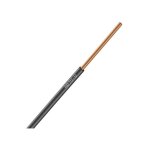 Nexans 01225055 bobine de fil electrique 2, 5mm noir long 100m [ h07v u passeo 1 ]