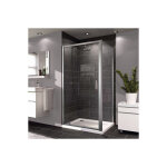 H�ppe - next - paroi de douche lat�rale seule 80cm en verre transparent + profil�s chrom�s brillants ...