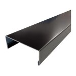 Aluhome ? nez de cloison en aluminium 15 / 10�me ? longueur 2, 60 m ? largeur 74 mm ? couleur noir ral ...