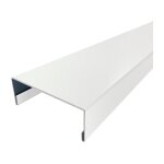 Aluhome ? nez de cloison en aluminium 15 / 10�me ? longueur 2, 60 m ? largeur 74 mm ? blanc ral9010 ? ...