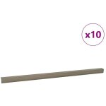 Nez de marche 10 pcs champagne 67 cm aluminium cfw227152