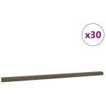 Nez de marche 30 pcs marron 67 cm aluminium cfw249126