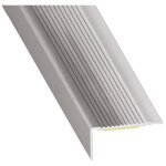 Nez de marche adh�sif aluminium 45x23mm long. 1m