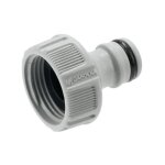 Gardena ? nez de robinet 26, 5 mm (g 3 / 4') ? raccord filet� inoxydable ? compatible robinets 21 mm ...
