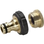 Nez de robinet en laiton g3 / 4 avec une rduction g1 / 2 k