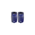 Lot de 2 télécommandes nice flo2 - 2 canaux 433. 92 mhz - compatible récepteurs flox2 / floxi2 - programmation ... Lot de 2 télécommandes nice flo2 - 2 canaux 433. 92 mhz - compatible récepteurs flox2 / floxi2 - programmation ...