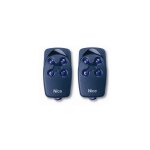 Lot de 2 t�l�commandes nice flo4 - 4 canaux 433. 92 mhz - compatible r�cepteurs flox2 / floxi2 - programmation ...