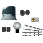 Nice kit automatisme de portail coulissant road 400 + 4m cremaillere + 1 on2e