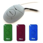 Nice - kit récepteur avec 3 télécommandes 2 canaux intikit Nice - kit récepteur avec 3 télécommandes 2 canaux intikit
