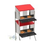 Suinga - niche de ponceuse 6 d�partements 82x47x123 cm avec plateau � ?ufs avec pieds, pour jusqu'� 36 ...