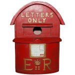 Nichoir boite � lettres britannique rouge