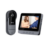 Nicola sonnette sans fil pour maison intelligente avec cam�ra, visiophone sans fil, noir + �cran