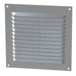 Nicoll - grille persienne aluminium mousti. 15x15 cm gris, en sachet Nicoll - grille persienne aluminium mousti. 15x15 cm gris, en sachet
