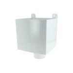 Nicoll - bote  eau techtan pour descente de gouttire  80, lg25 et lg29, blanc bao80b