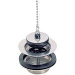 Nicoll - bonde laiton  bouchon avec chanette, 0501020