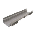 Caniveau bas 0, 5m pvc a15 ou b125 largeur 130 - nicoll Caniveau bas 0, 5m pvc a15 ou b125 largeur 130 - nicoll