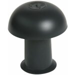 Chapeau de ventilation pvc - diamtre : 100 - couleur : ardoise - avec moustiquaire