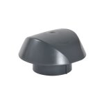 Nicoll - chapeau de ventilation sans moustiquaire 125 anthracite