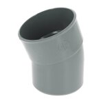 Nicoll - coude 20° pvc évacuation mâle femelle Ø125 Nicoll - coude 20° pvc évacuation mâle femelle Ø125