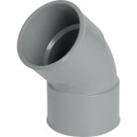 Nicoll - coude 45� pvc �vacuation femelle femelle �100
