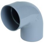 Nicoll - coude pvc 87 degr�30 (90 degr�) mf 125