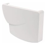 Nicoll - fond de gouttière droit ovation lg38 blanche Nicoll - fond de gouttière droit ovation lg38 blanche
