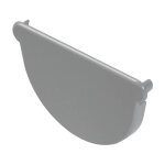 Nicoll - fond symétrique naissance / gouttière 16 gris Nicoll - fond symétrique naissance / gouttière 16 gris