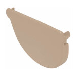 Nicoll - fond symétrique naissance / gouttière 16 sable Nicoll - fond symétrique naissance / gouttière 16 sable