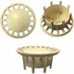 Nicoll - grille 180 pour siphon de cours 200x200, couleur sable