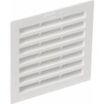 Grille carré 100 x 100, blanche avec moustiquaire Grille carré 100 x 100, blanche avec moustiquaire
