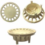 Nicoll - grille pour siphon de cours 150x150, sable
