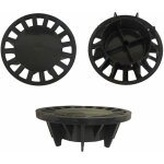 Nicoll - grille pour siphon de cours 250x250, gris