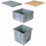 Nicoll - regard �100 pied de chute eaux pluviales 25x25x25