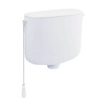 Nicoll - réservoir haut 6l blanc avec mécanisme simple fixation murale Nicoll - réservoir haut 6l blanc avec mécanisme simple fixation murale