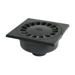 Nicoll - siphon cour 15x15 sorties 40 / 50 gris fonc�