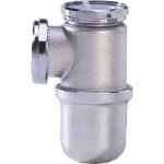 Nicoll - siphon lavabo non r�glable laiton chrom� mat - hauteur 112mm