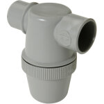 Nicoll - siphon de parcours gris pvc - c  coller - entre horizontale 32