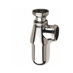 Nicoll - siphon pour �vier, laiton chrom� brillant, pvc 40 mm, r�glable en hauteur