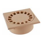 Nicoll - siphon cour 25x25 sorties 80 / 90 / 100 sable