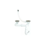 Nicoll - vidage 224316 pour �vier 2 bacs d90mm panier commande manuelle gain de place