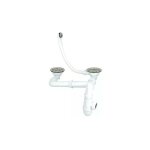 Nicoll - vidage 224316 pour évier 2 bacs d90mm panier commande manuelle gain de place Nicoll - vidage 224316 pour évier 2 bacs d90mm panier commande manuelle gain de place